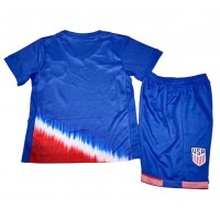 Spojené Štáty Vonkajší Detský futbalový dres Copa America 2024 Krátky Rukáv (+ trenírky)